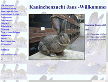 Tablet Screenshot of kaninchenzucht-jaus.de